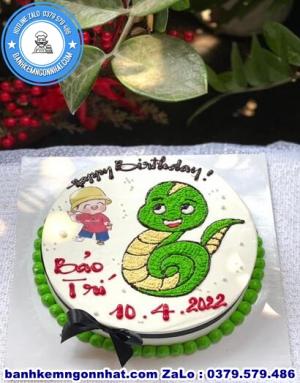 Bánh Kem Con Rắn 03